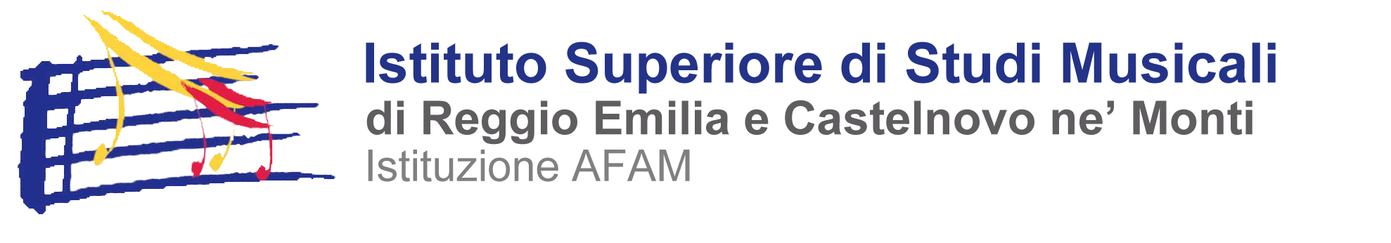 Logo Istituto Superiore di Studi Musicali di Reggio Emilia e Castelnovo ne' Monti